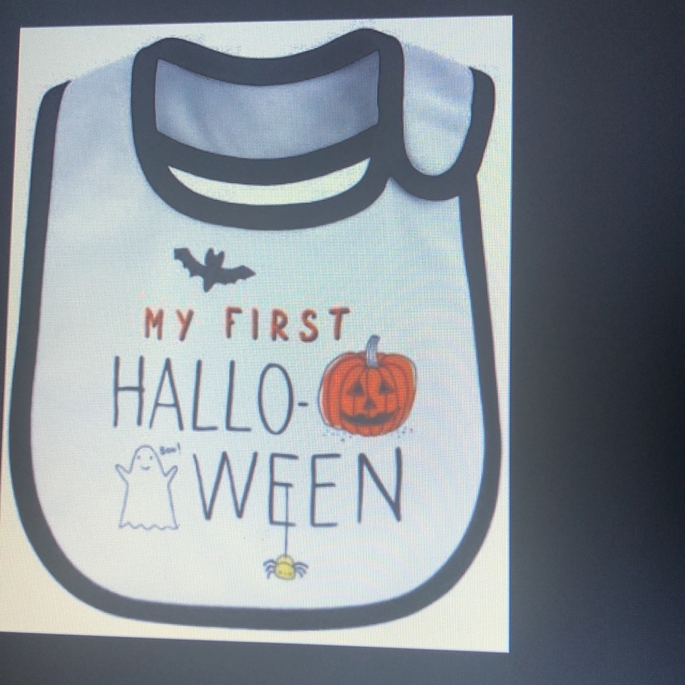 Carter's Baby Boy or Girl Halloween Teething Bib